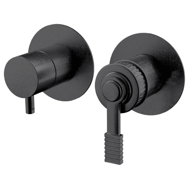 Смеситель для душа Remer Atelier AL93ZPWBCFP, черный брашированный хром