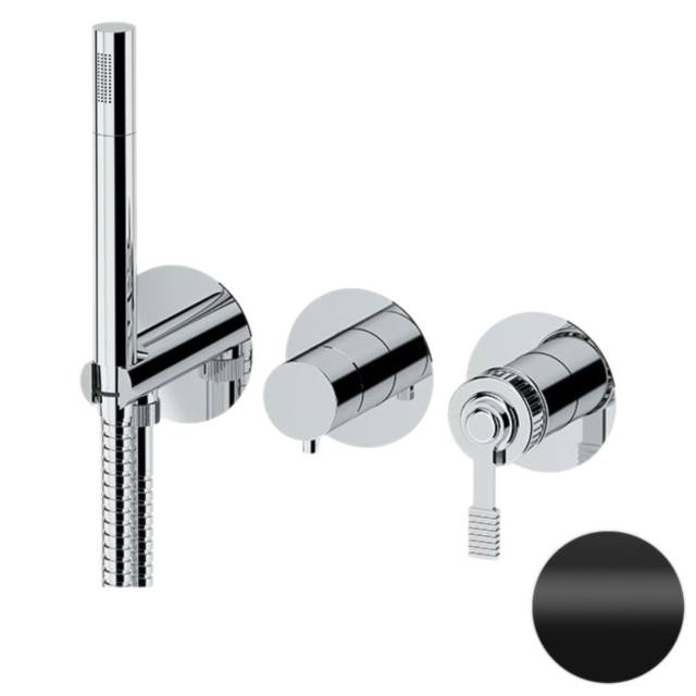 Смеситель для душа Remer Atelier AL97D2PWBNO, черный матовый