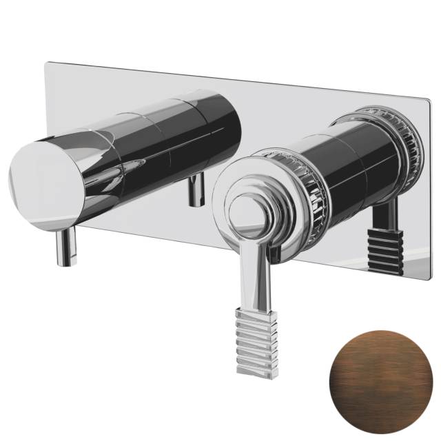 Смеситель для душа Remer Atelier AL93ZWBBR, бронза масляная