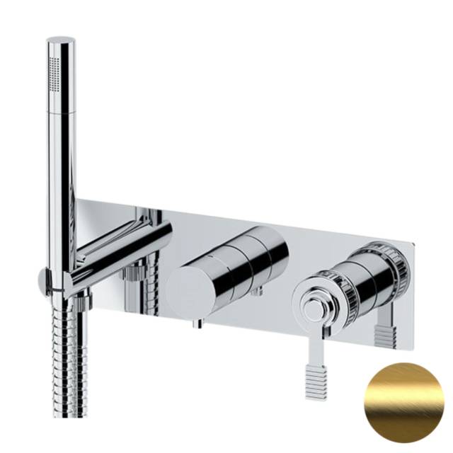 Смеситель для душа Remer Atelier AL97D2WBBG, золото брашированное