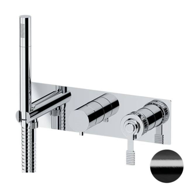 Смеситель для душа Remer Atelier AL97D2WBCFP, черный брашированный хром