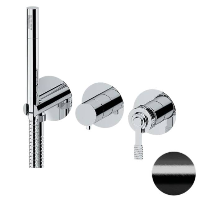 Смеситель для душа Remer Atelier AL97D3PWBCFP, черный брашированный хром