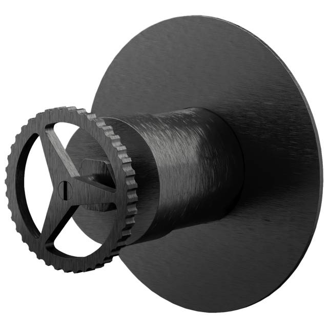 Смеситель для душа Remer Chrono CH30LCFP, черный брашированный хром