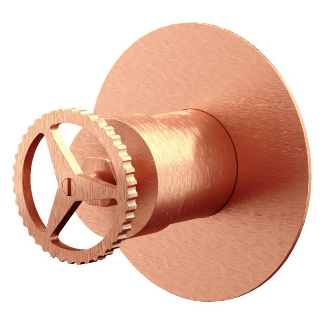 Смеситель для душа Remer Chrono CH30LRP, медь брашированная