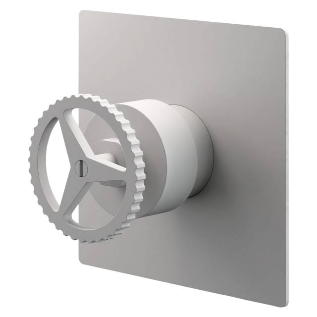 Смеситель для душа Remer Chrono CH30QBO, белый матовый