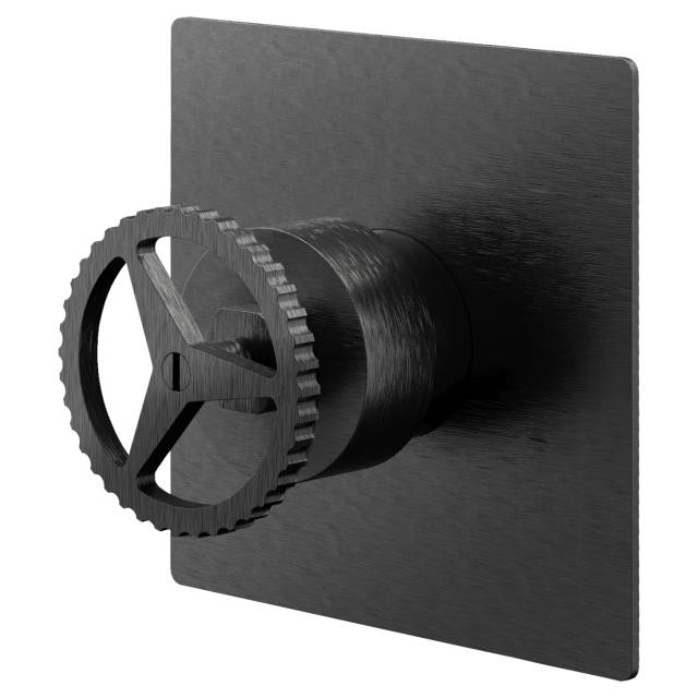 Смеситель для душа Remer Chrono CH30QCFP, черный брашированный хром