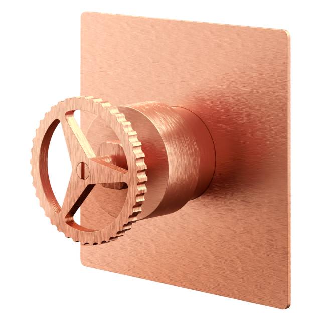 Смеситель для душа Remer Chrono CH30QRP, медь брашированная