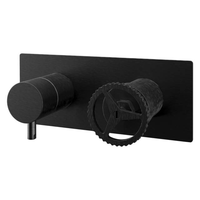 Смеситель для душа Remer Chrono CH93ZCFP, черный брашированный хром