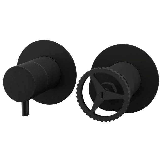 Смеситель для душа Remer Chrono CH92ZPNO, черный матовый