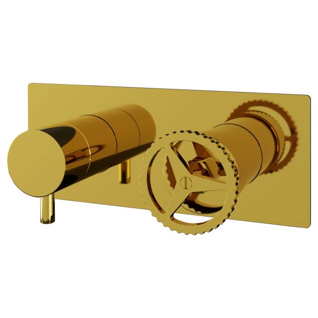 Смеситель для душа Remer Chrono CH93ZDO, золото глянцевое