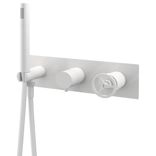 Смеситель для душа Remer Chrono CH97D3BO, белый матовый