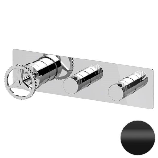 Смеситель для душа Remer Chrono CH98D2WBNO, черный матовый