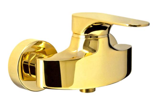 Смеситель для душа Remer Class Line LC31DO, золото глянцевое