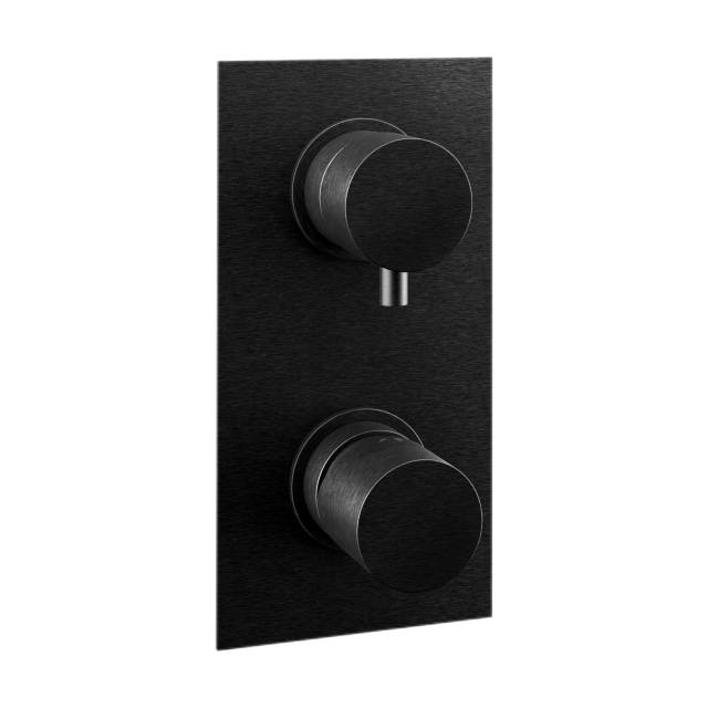 Смеситель для душа Remer Edge EG593CFP, черный брашированный хром