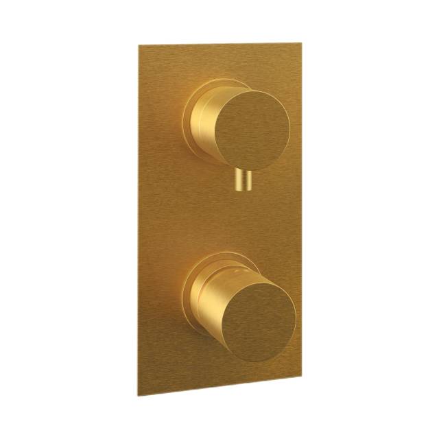 Смеситель для душа Remer Edge EG593BG, золото брашированное