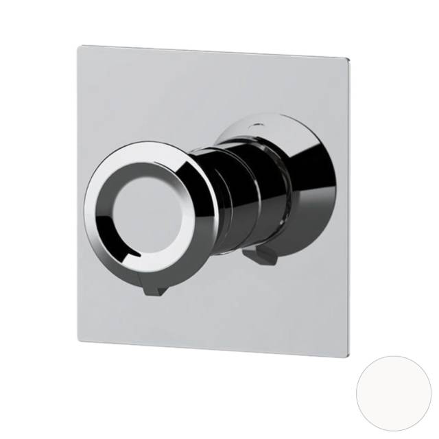 Смеситель для душа Remer Element ET30QBO, белый матовый