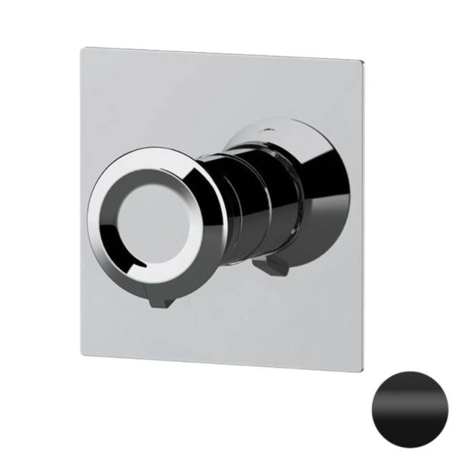 Смеситель для душа Remer Element ET30QNO, черный матовый