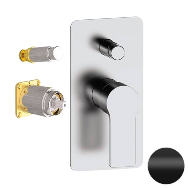 Смеситель для душа Remer Energy EY09KBNO, черный матовый