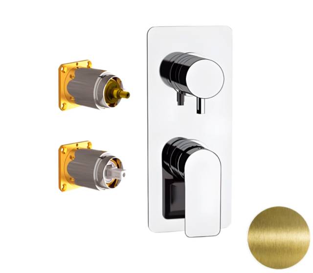 Смеситель для душа Remer Infinity I92KBVO, состаренная латунь