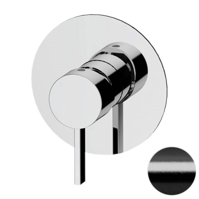 Смеситель для душа Remer Metrica MC30LCFP, черный брашированный хром