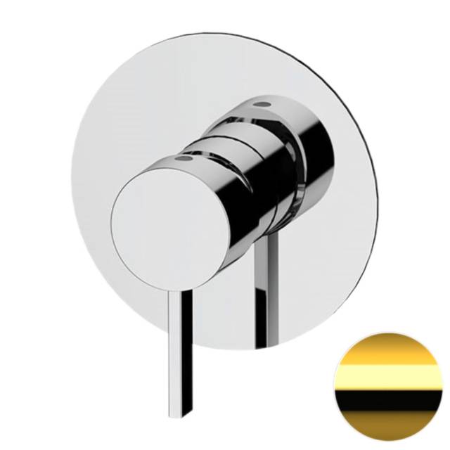 Смеситель для душа Remer Metrica MC30LDO, золото глянцевое