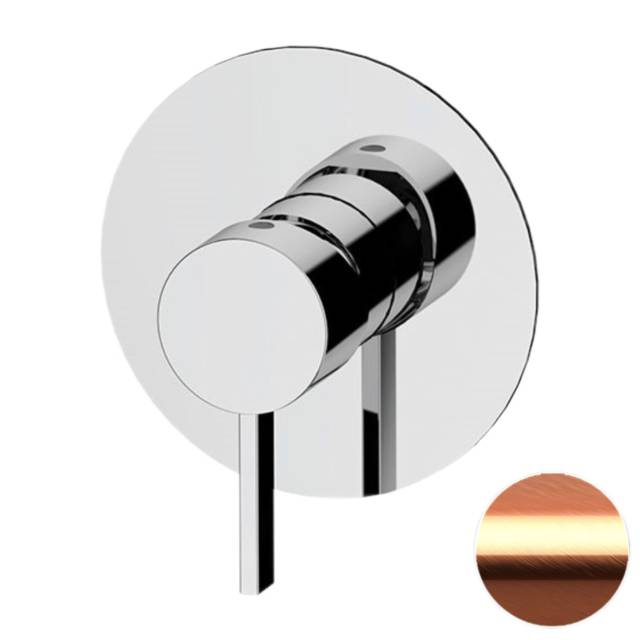 Смеситель для душа Remer Metrica MC30LRP, медь брашированная