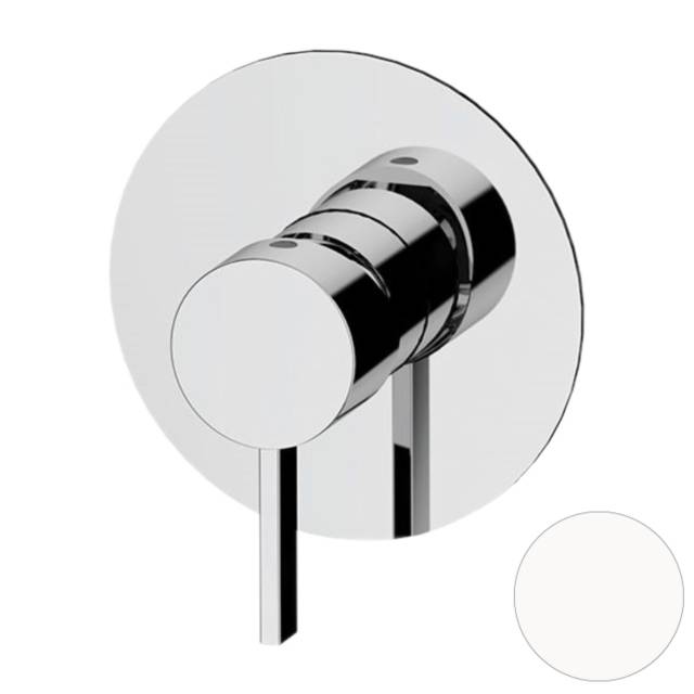 Смеситель для душа Remer Metrica MC30LBO, белый матовый