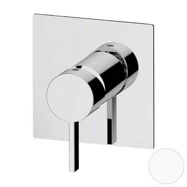 Смеситель для душа Remer Metrica MC30QBO, белый матовый