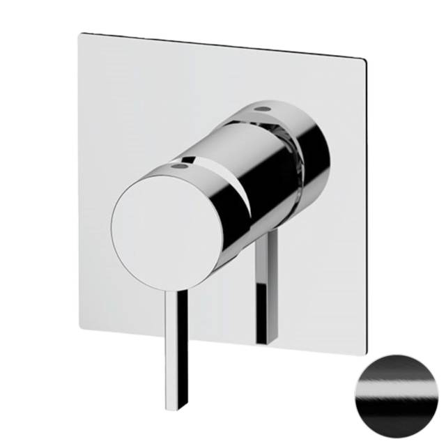 Смеситель для душа Remer Metrica MC30QCFP, черный брашированный хром