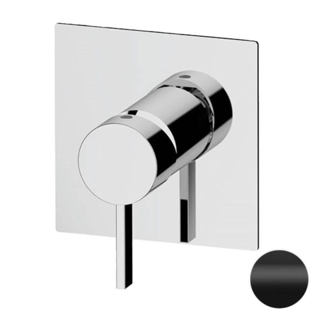 Смеситель для душа Remer Metrica MC30QNO, черный матовый