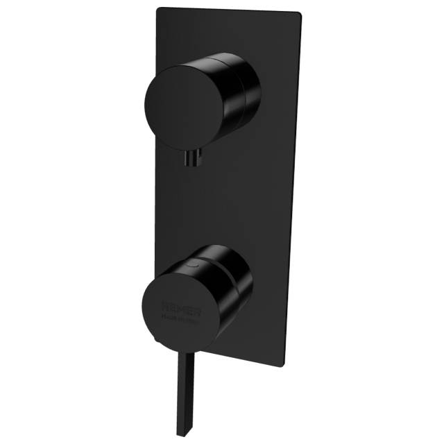 Смеситель для душа Remer Metrica MC92WBCFP, черный брашированный хром