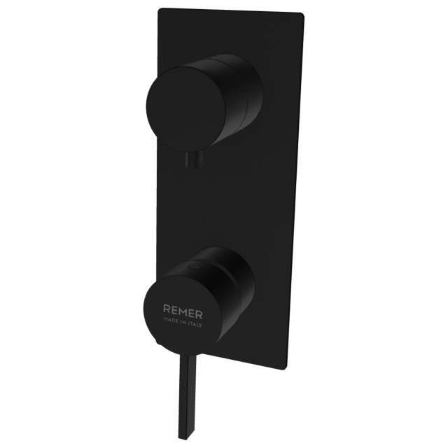 Смеситель для душа Remer Metrica MC92WBNO, черный матовый