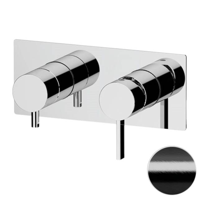 Смеситель для душа Remer Metrica MC93ZCFP, черный брашированный хром