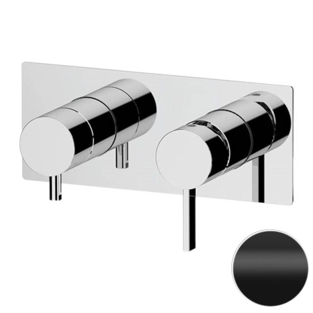 Смеситель для душа Remer Metrica MC93ZNO, черный матовый