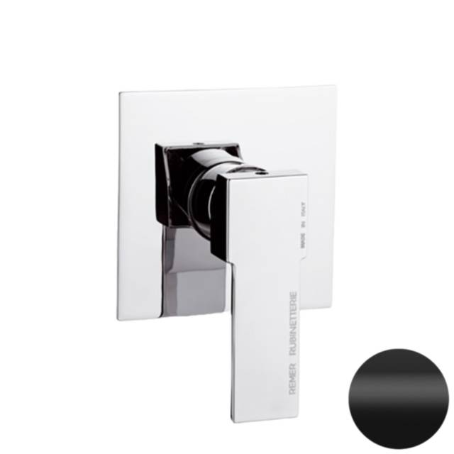 Смеситель для душа Remer Qubika Q30NO, черный матовый