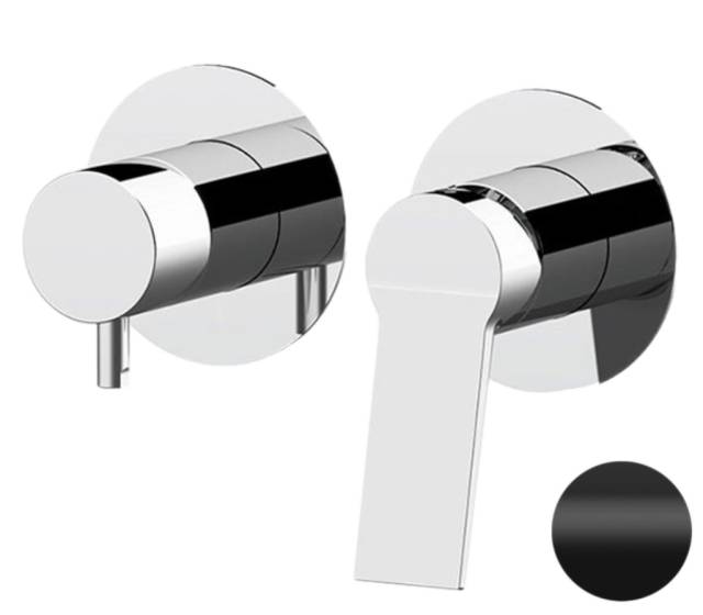 Смеситель для душа Remer Slash SL93ZPNO, черный матовый