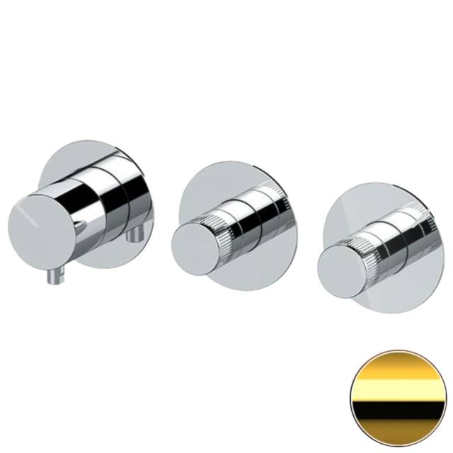 Смеситель для душа Remer X Style N98D2PWBDO, золото глянцевое