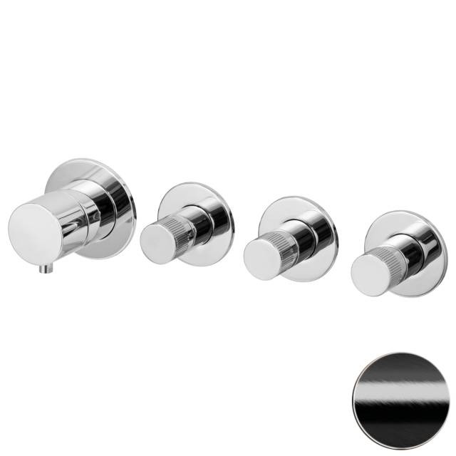 Смеситель для душа Remer X Style N98D3PWBCFP, черный брашированный хром