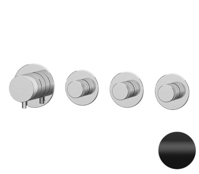 Смеситель для душа Remer X Style N98D3PNO, черный матовый