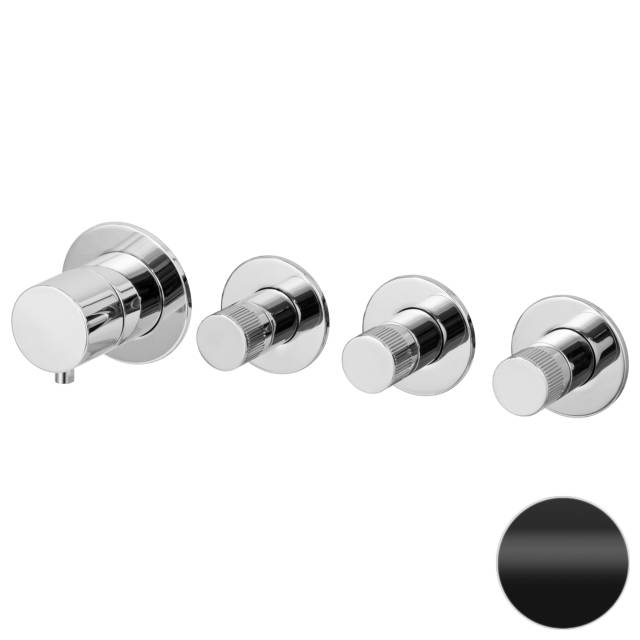 Смеситель для душа Remer X Style N98D3PWBNO, черный матовый