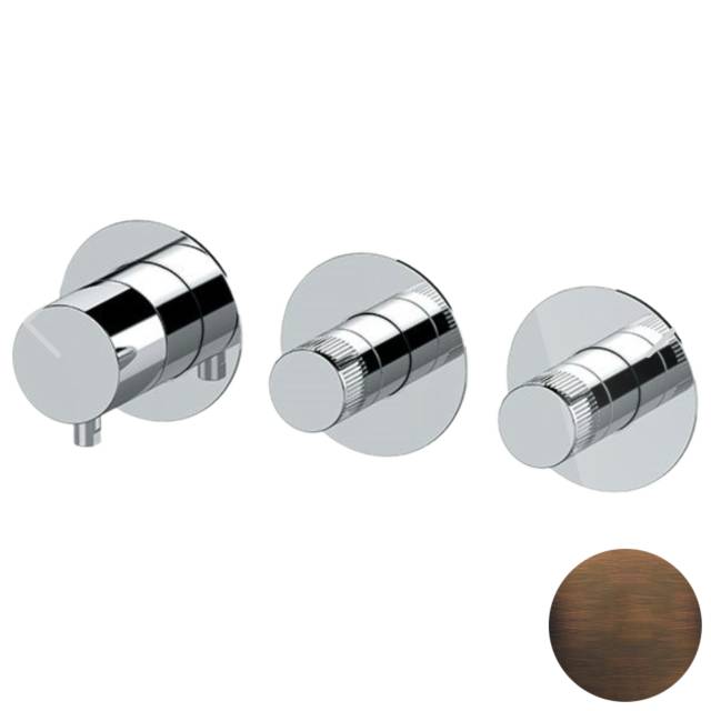 Смеситель для душа Remer X Style N98D2PWBBR, бронза масляная