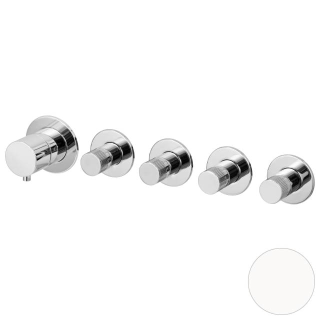 Смеситель для душа Remer X Style N98D4PWBBO, белый матовый