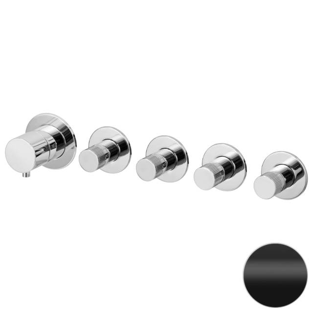 Смеситель для душа Remer X Style N98D4PWBNO, черный матовый