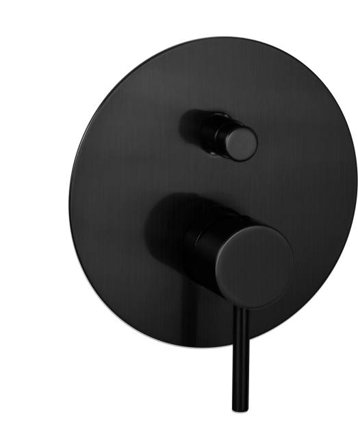 Смеситель для душа Remer X Style X09LCFP, черный брашированный хром