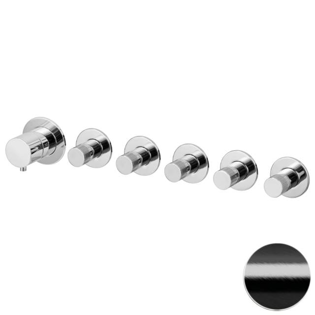 Смеситель для душа Remer X Style N98D5PWBCFP, черный брашированный хром