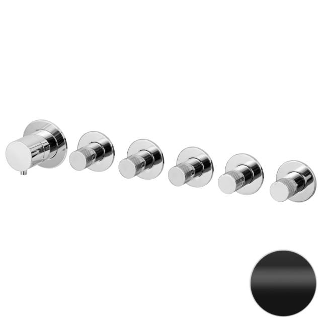 Смеситель для душа Remer X Style N98D5PWBNO, черный матовый