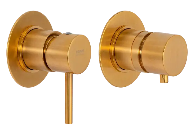 Смеситель для душа Remer X Style X96D3BG, золото брашированное