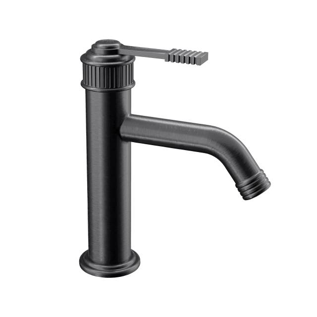 Смеситель для раковины Remer Atelier AL12CFP, черный брашированный хром