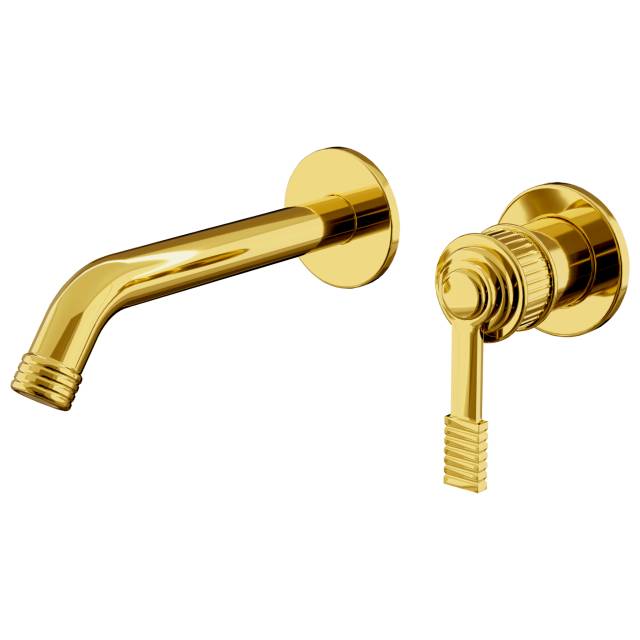 Смеситель для раковины Remer Atelier AL15PLWBDO, золото глянцевое