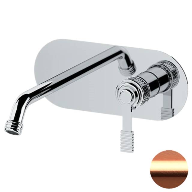 Смеситель для раковины Remer Atelier AL15WBRP, медь брашированная